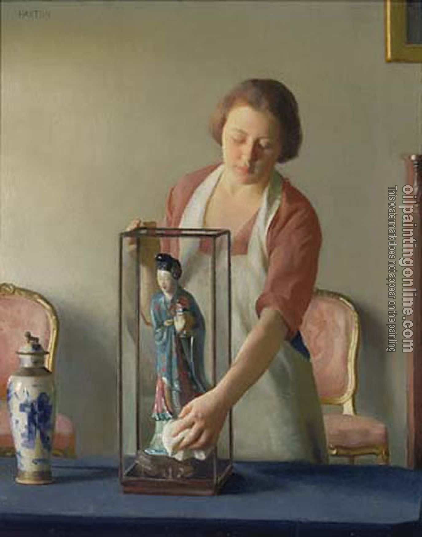 William McGregor Paxton - The Figurine